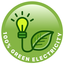 100% Green electricity